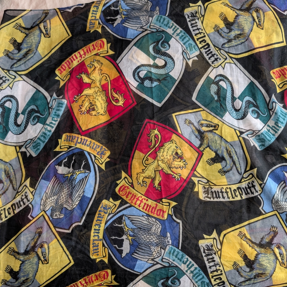 Harry Potter House Crests Scarf